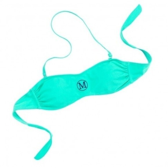 COPY - NWT Bandeau Bikini Top Mint Color SZ Medium - Picture 2 of 5
